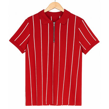 White Stripes Polo