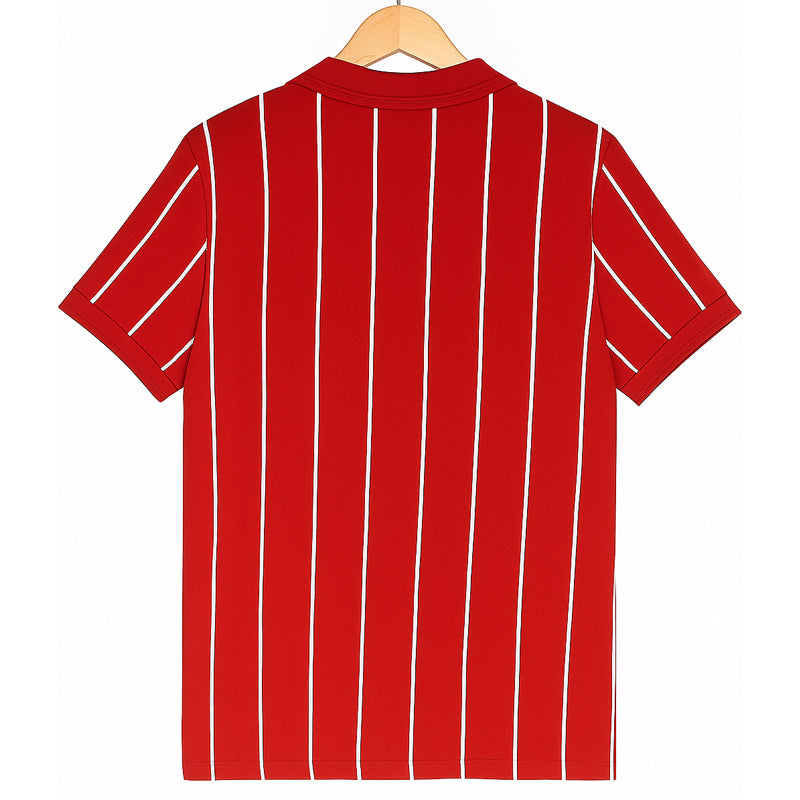 White Stripes Polo